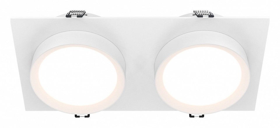 Светильник встраиваемый Maytoni Hoop DL086-02-GX53-SQ-W