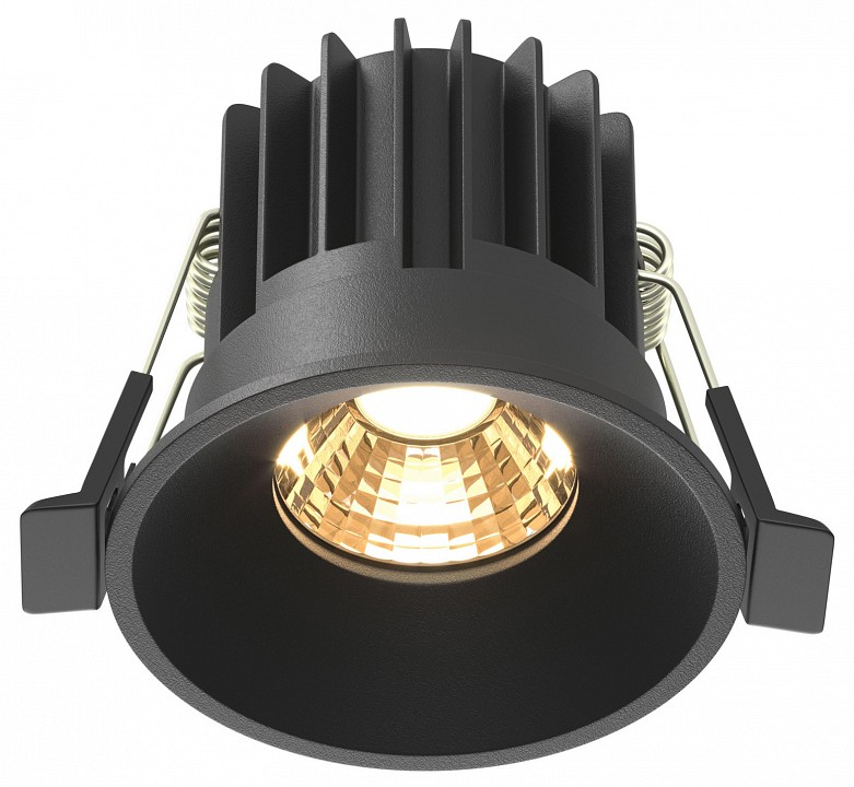 Светильник встраиваемый Maytoni Round DL058-7W2.7K-B